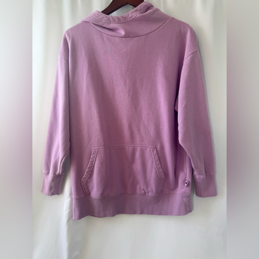 JoyLab Purple Cowl Neck Hoodie Sweater, Front Pocket, Small